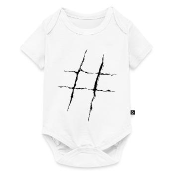 Hashtag - Body à manches courtes Premium Bébé - blanc - Devant