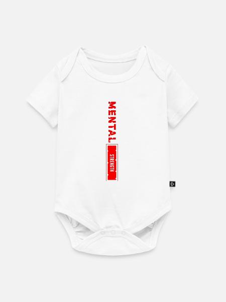 Helles regionales Street-Art-Design - Baby Premium Kurzarmbody - Weiß