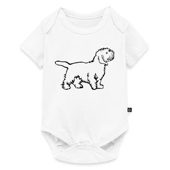 Petit Basset Griffon Vendéen - Body à manches courtes Premium Bébé - blanc - Devant