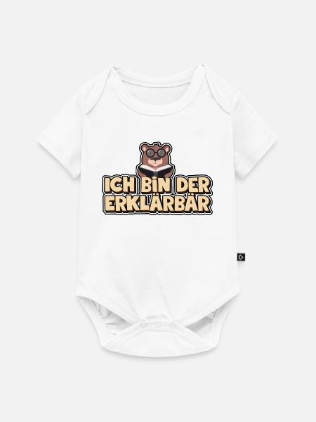 Ich bin der Erklärbär - Baby Premium Kurzarmbody - Weiß