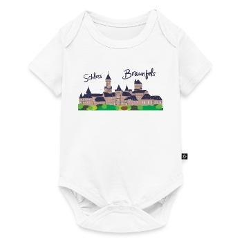 Château de Braunfels en Hesse, dessin - Body à manches courtes Premium Bébé - blanc - Devant