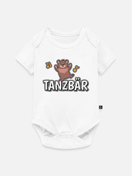 Tanzbär - Bär - Bären - Baby Premium Kurzarmbody - Weiß