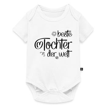 Beste Tochter der Welt - Baby Premium Kurzarmbody - Weiß - Vorne