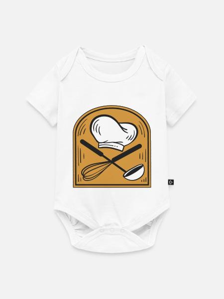 Koch - Baby Premium Kurzarmbody - Weiß