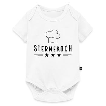 Sternekoch - Baby Premium Kurzarmbody - Weiß - Vorne