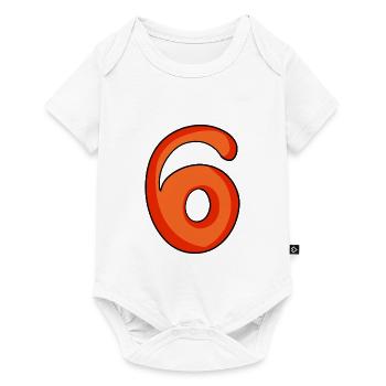 Numéro 6 - Body à manches courtes Premium Bébé - blanc - Devant