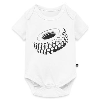 Tire Tires Crew Team Company Tractor Tractor - Baby Premium short-sleeve bodysuit - white - Front