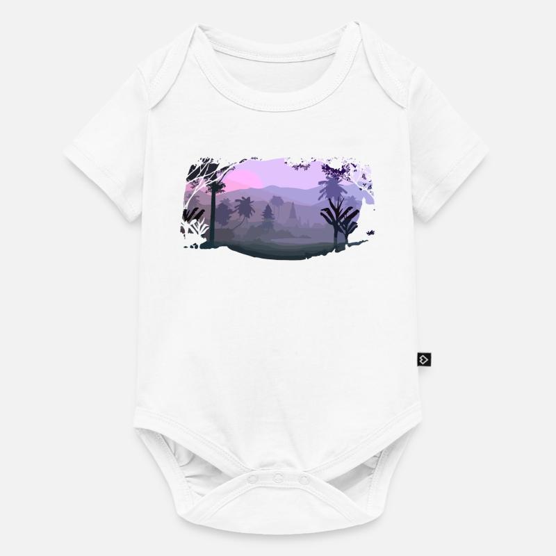 Paysage - Body à manches courtes Premium Bébé - blanc