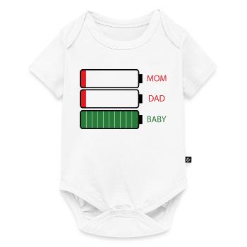 Parent energy - Baby Premium short-sleeve bodysuit - white - Front