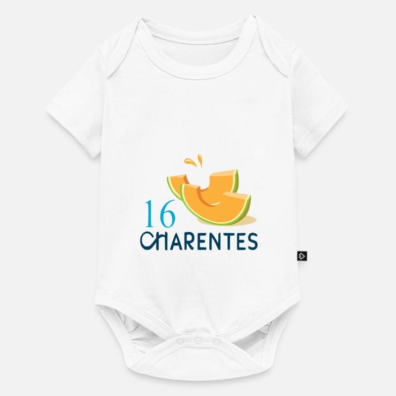 Charentes - Body à manches courtes Premium Bébé - blanc