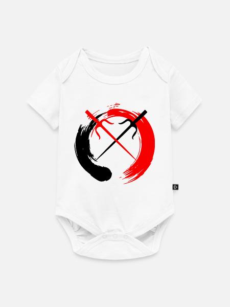Ensozen sai - Baby Premium Kurzarmbody - Weiß