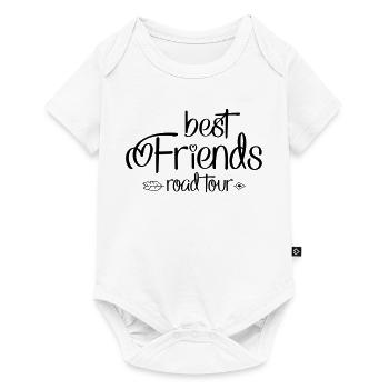 Road Tour avec des amis - Body à manches courtes Premium Bébé - blanc - Devant
