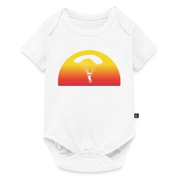 Adventurous Skydive Sunset - Baby Premium short-sleeve bodysuit - white - Front