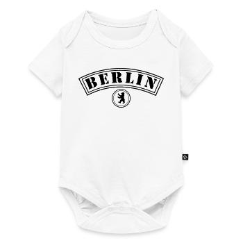 Berlin avec ours - Body à manches courtes Premium Bébé - blanc - Devant