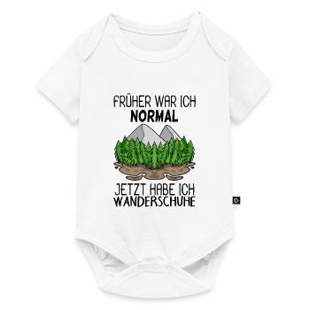 Berg Berge Wandern - Baby Premium Kurzarmbody - Weiß - Vorne