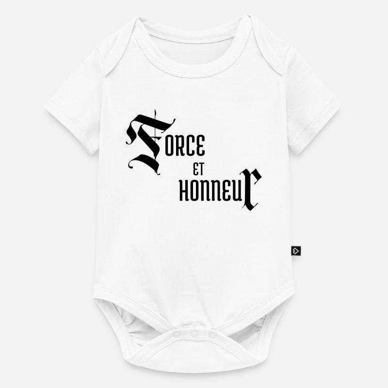 Force et Honneur - Body à manches courtes Premium Bébé - blanc