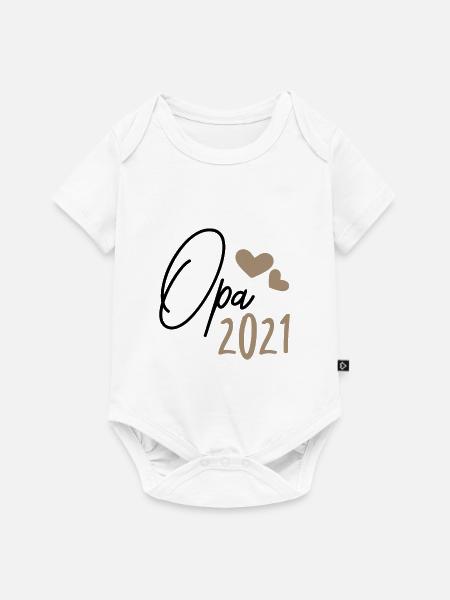 Opa 2021 - Baby Premium Kurzarmbody - Weiß