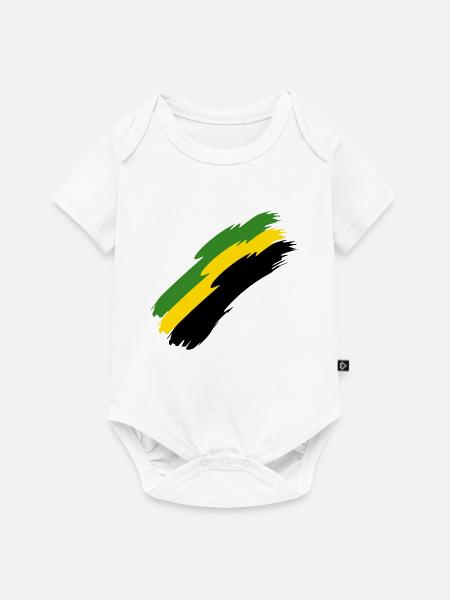Jamaika - Baby Premium Kurzarmbody - Weiß