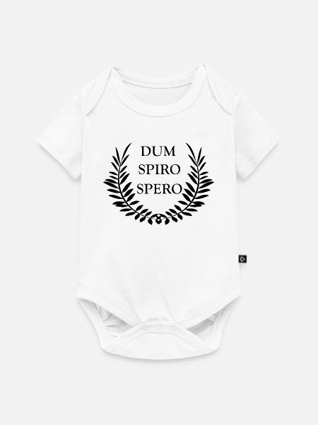 Dum Spiro Spero - Baby Premium Kurzarmbody - Weiß