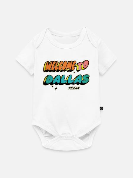 Welcome to Dallas Texas Design - Baby Premium Kurzarmbody - Weiß