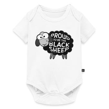 Proud To Be The Black Sheep Funny Sheep Exterior - Baby Premium short-sleeve bodysuit - white - Front