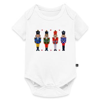 QUATRE CASSE-NOISETTES DRÔLES - Body à manches courtes Premium Bébé - blanc - Devant