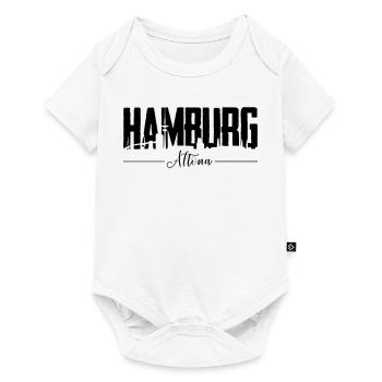Hamburg Altona, City Shirt - Baby Premium Kurzarmbody - Weiß - Vorne