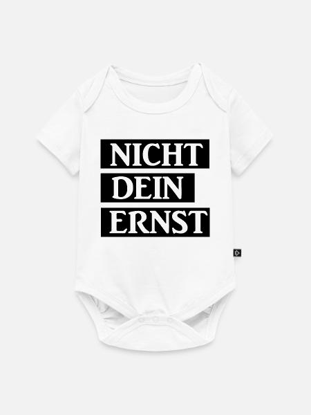 Abstraktes Retro-Muster auf dunklem Hintergrund - Baby Premium Kurzarmbody - Weiß