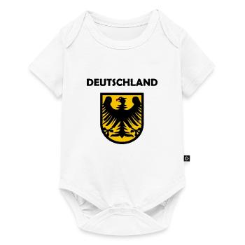 Der Deutschland Adler - Baby Premium Kurzarmbody - Weiß - Vorne