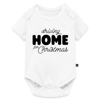 Noël à la maison - Body à manches courtes Premium Bébé - blanc - Devant