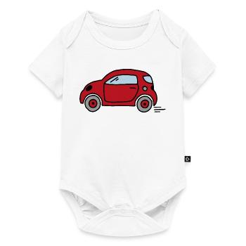 Auto - Baby Premium Kurzarmbody - Weiß - Vorne