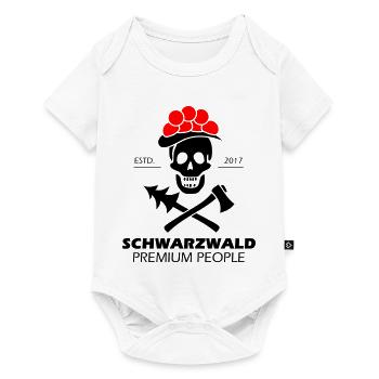 Black Forest Skull Bollenhut - Premium Design - Body à manches courtes Premium Bébé - blanc - Devant