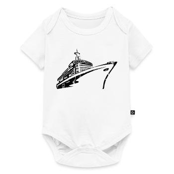 Bateau de croisière Navire de croisière Luxe - Body à manches courtes Premium Bébé - blanc - Devant