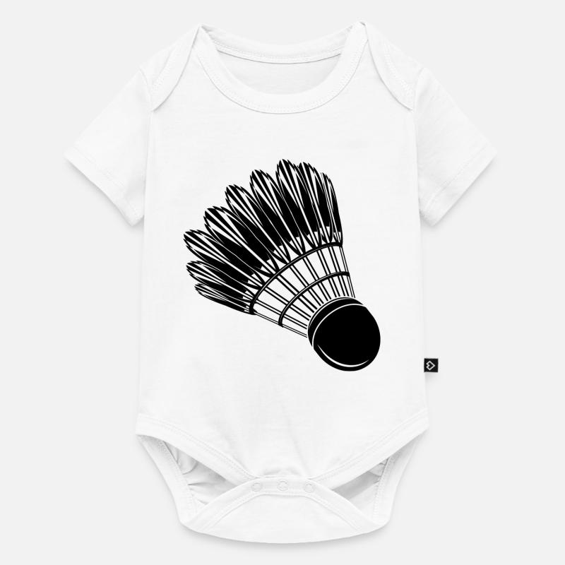 Badminton Badminton Badminton Dessin - Body à manches courtes Premium Bébé - blanc