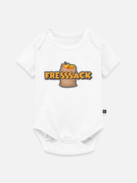 Fresssack - Baby Premium Kurzarmbody - Weiß