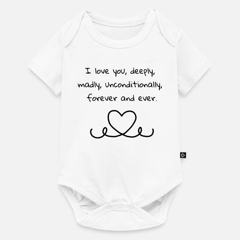 Jeu abstrait de couleurs sur le sweat à capuche - Body à manches courtes Premium Bébé - blanc