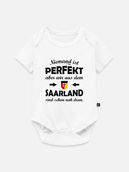 Der Saarländer - Baby Premium Kurzarmbody - Weiß