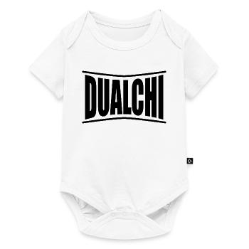t-shirt Dualchi t-shirt Sardaigne idée cadeau - Body à manches courtes Premium Bébé - blanc - Devant