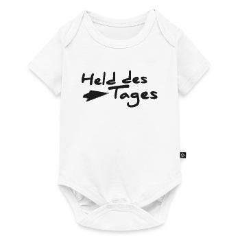 Hero of the day - Baby Premium short-sleeve bodysuit - white - Front