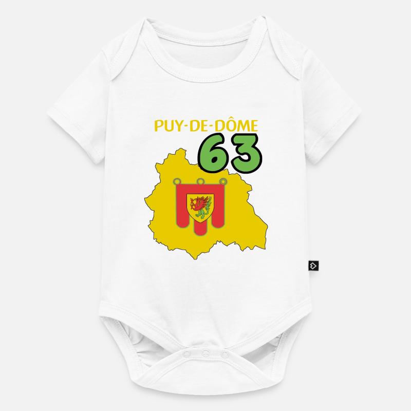 Puy de Dôme - Body à manches courtes Premium Bébé - blanc