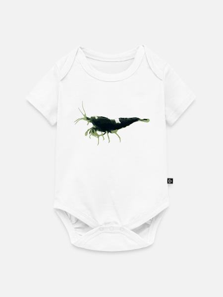 Black Taiwan Bee Garnele - Baby Premium Kurzarmbody - Weiß