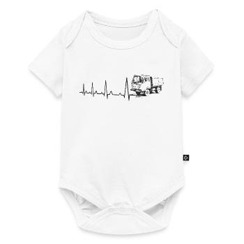 Herzschlag - Multicar M25 - Baby Premium Kurzarmbody - Weiß - Vorne