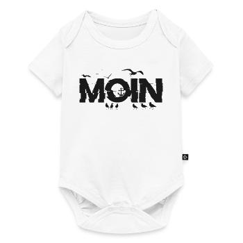 MOIN - Baby Premium Kurzarmbody - Weiß - Vorne