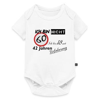 60-Sekunden Timer Design - Baby Premium Kurzarmbody - Weiß - Vorne