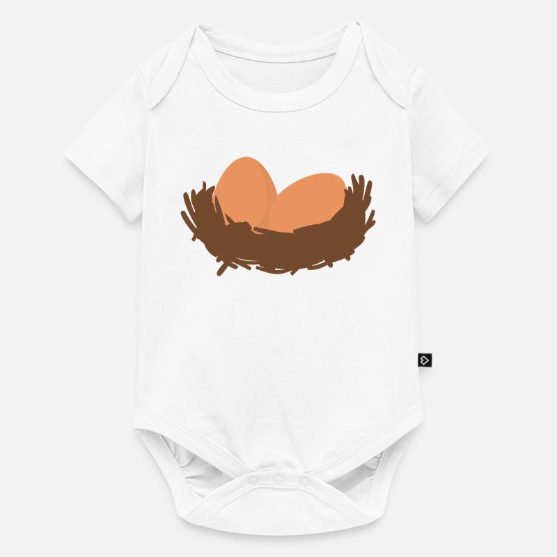 Eggs Nest Egg Easter - Baby Premium short-sleeve bodysuit - white