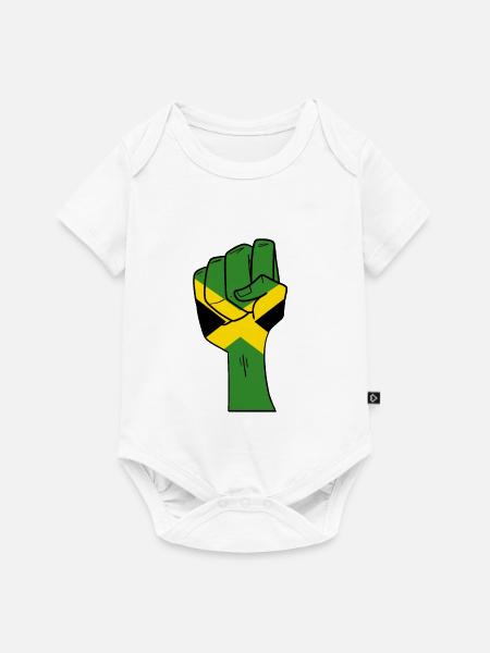 Jamaika - Baby Premium Kurzarmbody - Weiß