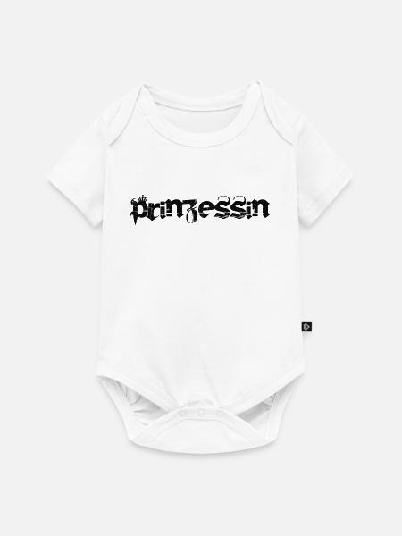 Prinzessin - Baby Premium Kurzarmbody - Weiß