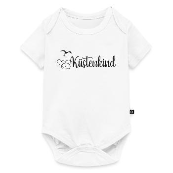 Küstenkind - Baby Premium Kurzarmbody - Weiß - Vorne