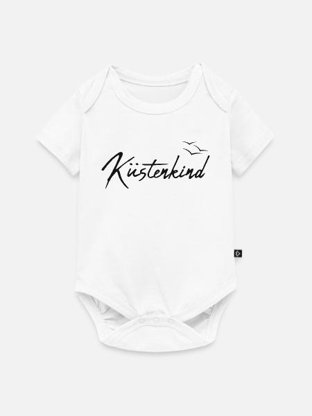 Küstenkind - Baby Premium Kurzarmbody - Weiß