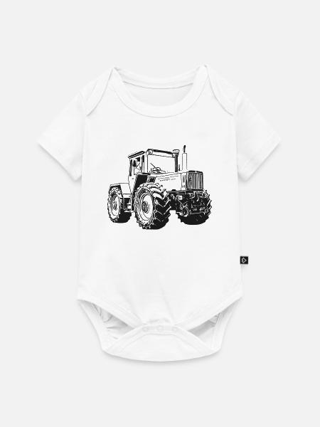 MB trac 1800 intercooler Traktor - Baby Premium Kurzarmbody - Weiß